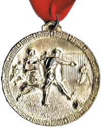 SOCCER MEDAL GOLD 50mm