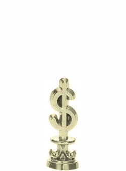 DOLLAR FIGURE GOLD 60mm