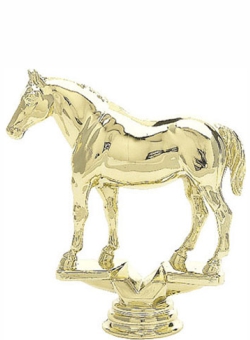 HORSE QUARTER GOLD 150mm