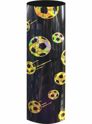 COLUMN SOCCER TUBE OVAL BLACK 45mmX70mmX600mm