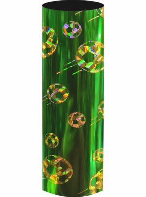 COLUMN SOCCER TUBE OVAL GREEN 45mmX70mmX600mm