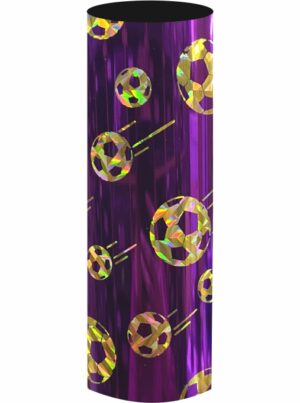 COLUMN SOCCER TUBE OVAL PURPLE 45mmX70mmX600mm