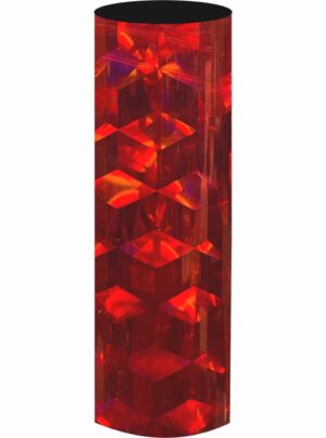 COLUMN MAGIC CUBE OVAL RED 45mmX70mmX600mm