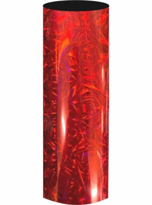 COLUMN SHOCKWAVE OVAL RED 45mmX70mmX600mm