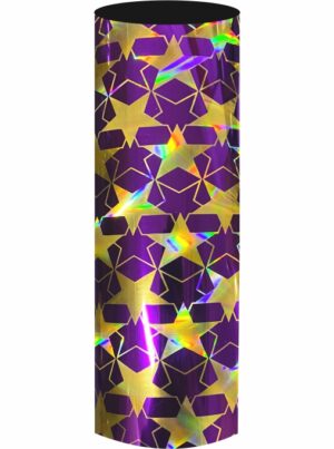 COLUMN STAR TWISTER OVAL PURPLE 45mmX70mmX600mm