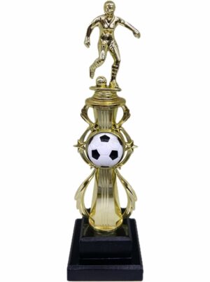 SOCCER FEMALE RISER WITH FIGURINE & COLOUR INSERT 370m