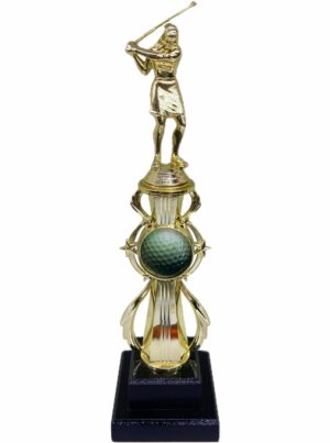 GOLF FEMALE RISER WITH FIGURINE & COLOUR INSERT 370m