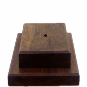 WOODEN BASE 110x110xH38mm on 140x140xH25mm KIAAT