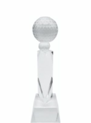 GLASS TROPHY GOLF 160mm HIGH (NETT)